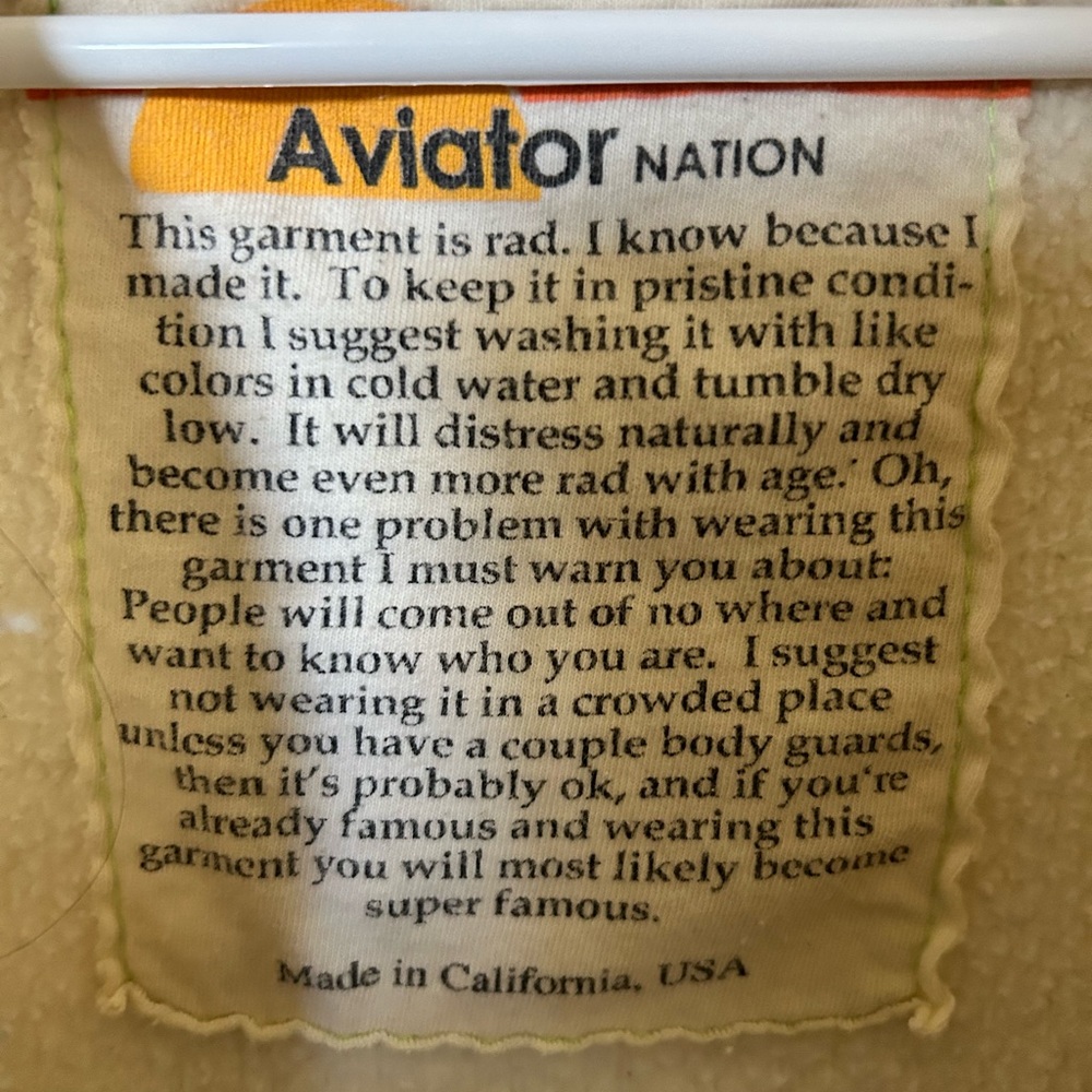 Aviator Nation 5 Stripe Hoodie - Picture 3 of 6